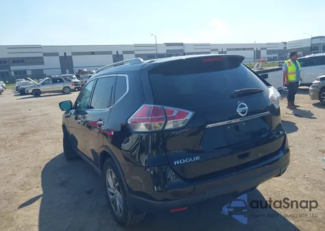 2015 Nissan Rogue Sl z USA, uszkodzony, nr VIN 5N1AT2MT9FC777288